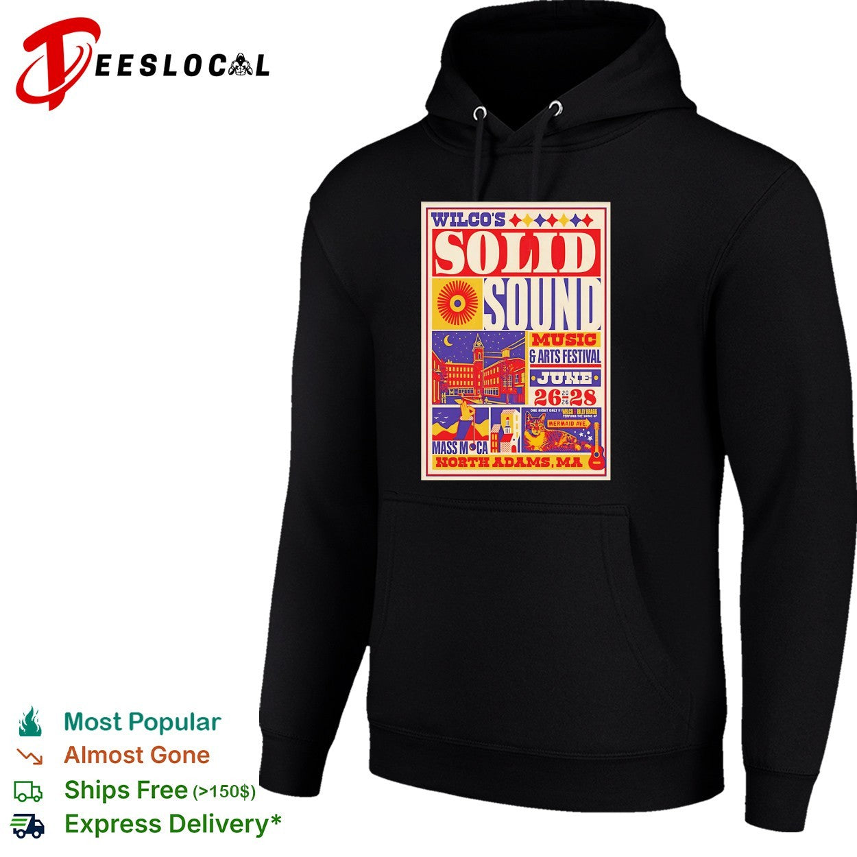 Wilco Solid Sound Festival June 26 28 2026 Poster shirt
