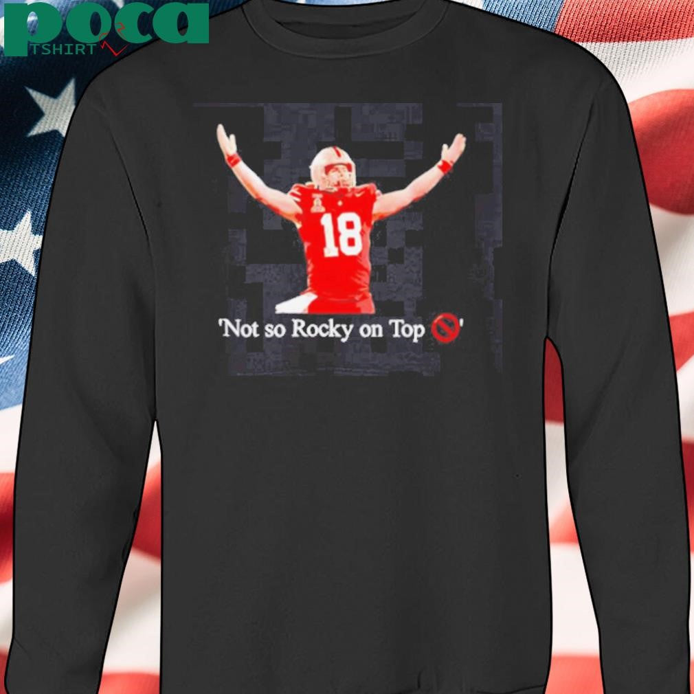 Will Howard not so Rocky on top Ohio State trolls Tennessee shirt