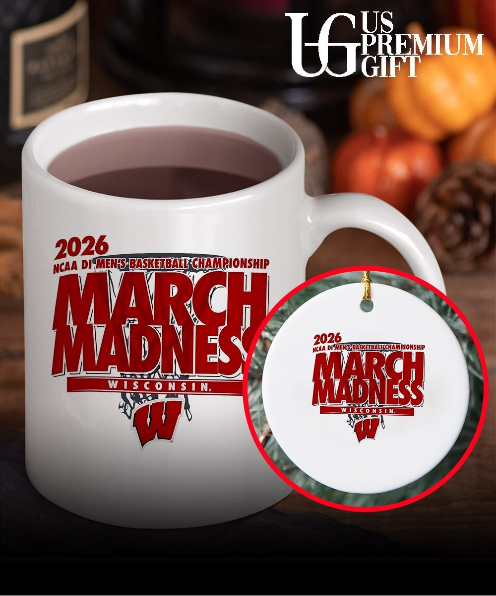 Wisconsin Badgers March Madness NCAA D1 Men’s basketball Championship 2026 shirt
