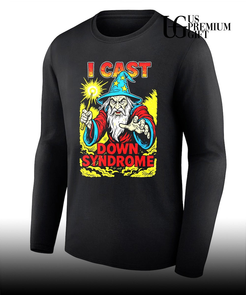 Wizard Fantasy Role Playing Game I Cast Down Syndrome shirt