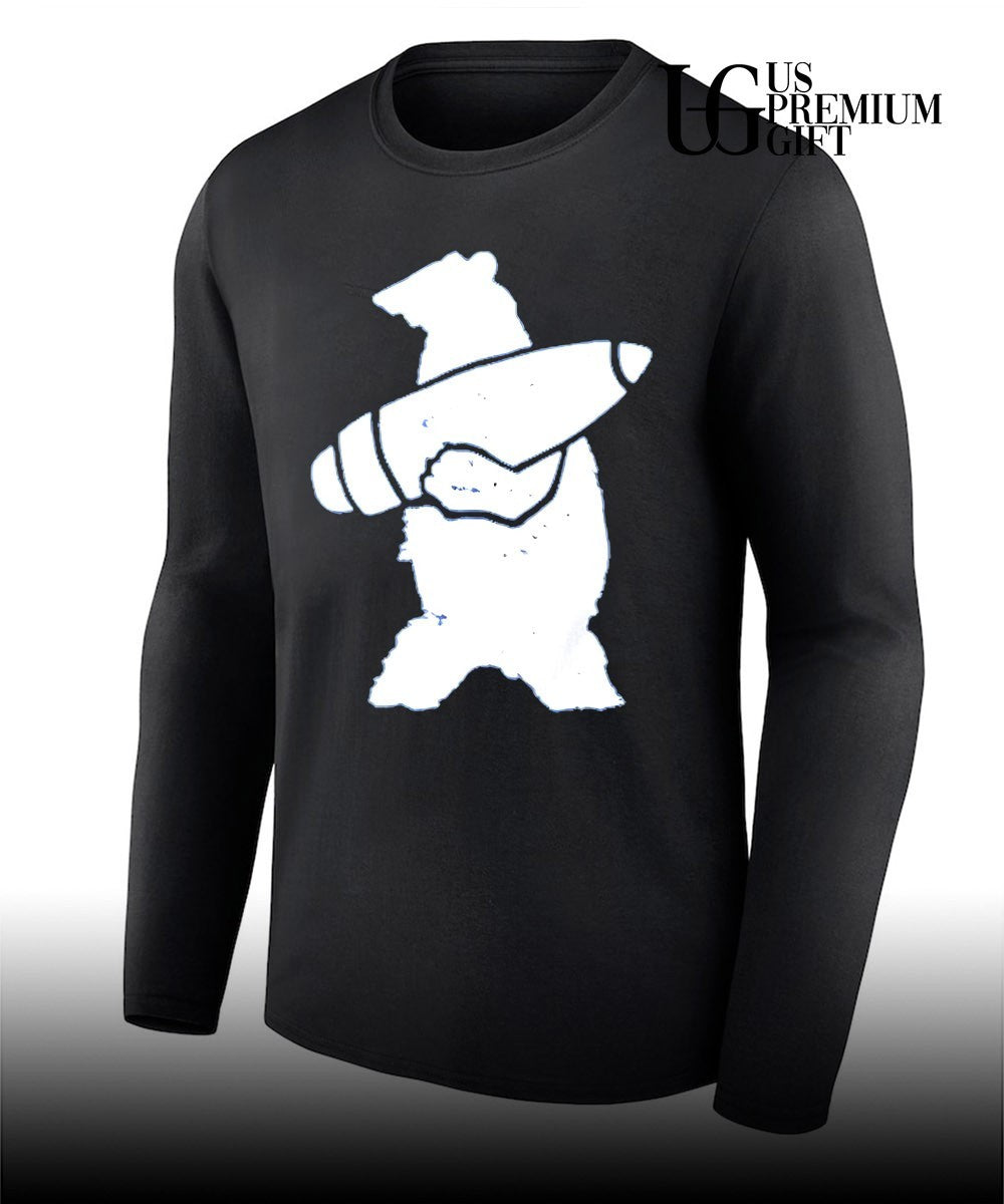 Wojtek is famous for carrying ammunition shirt