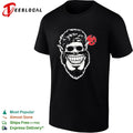Wolfman grinning werewolf head with sunglasses classic horror monster shirt