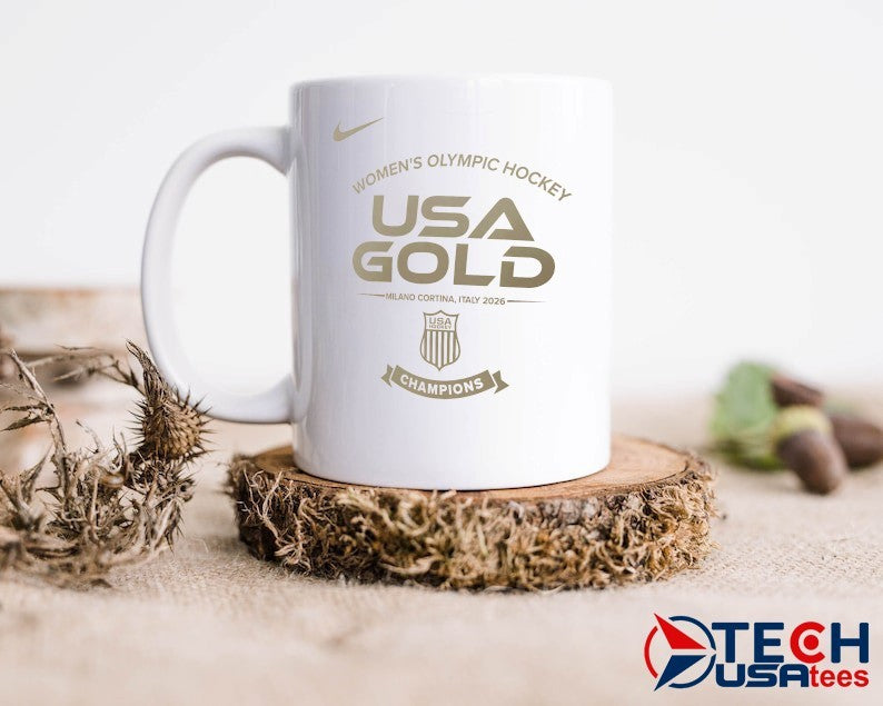 Women’s USA Hockey 2026 Winter Olympics USA Gold Medal shirt