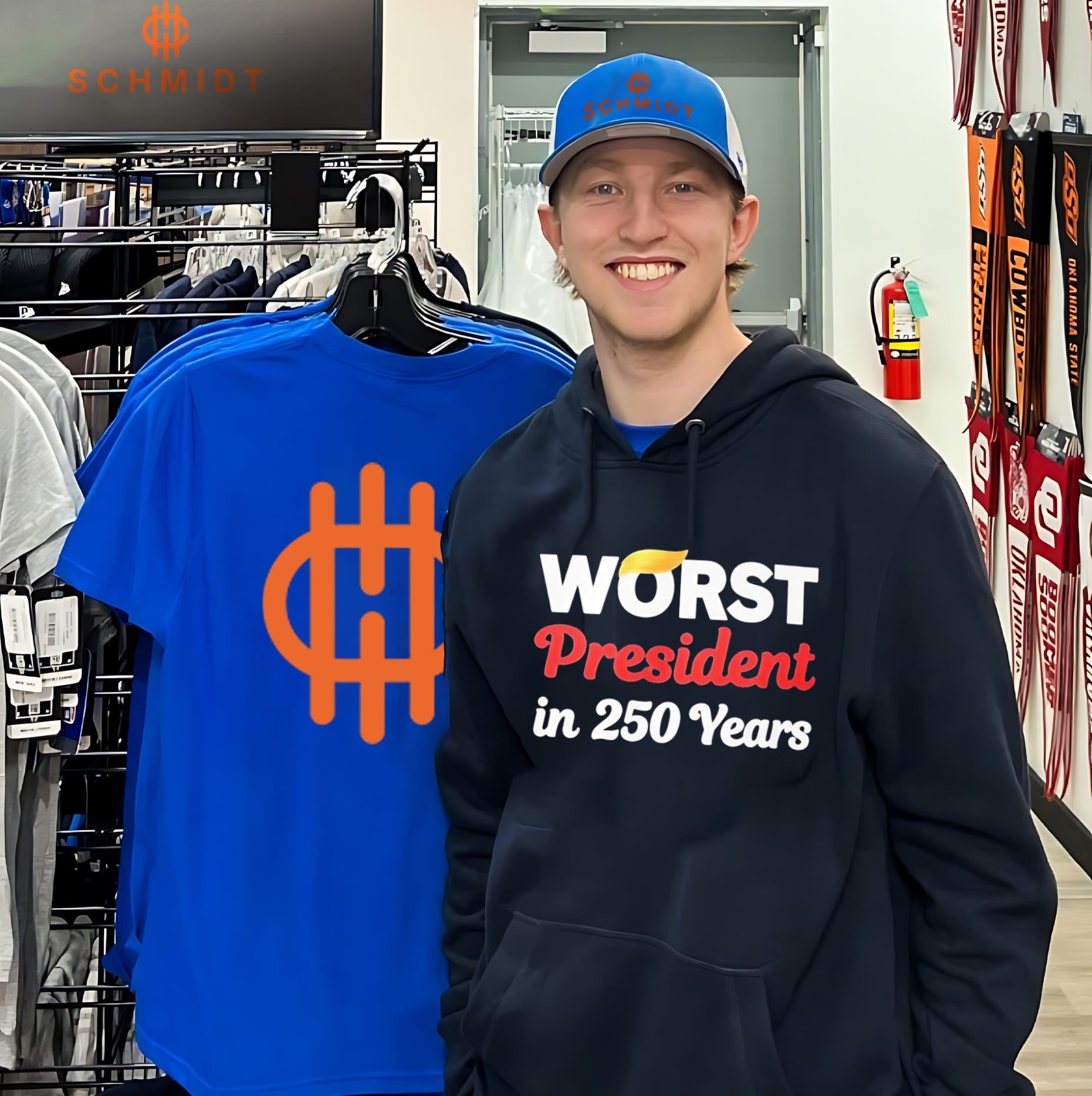 Worst President in 250 Years Trump shirt