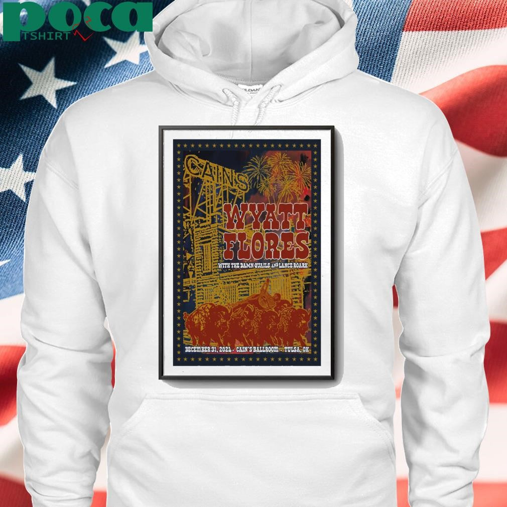 Wyatt Flores In Tulsa OK On December 31 2024 Tour Poster shirt