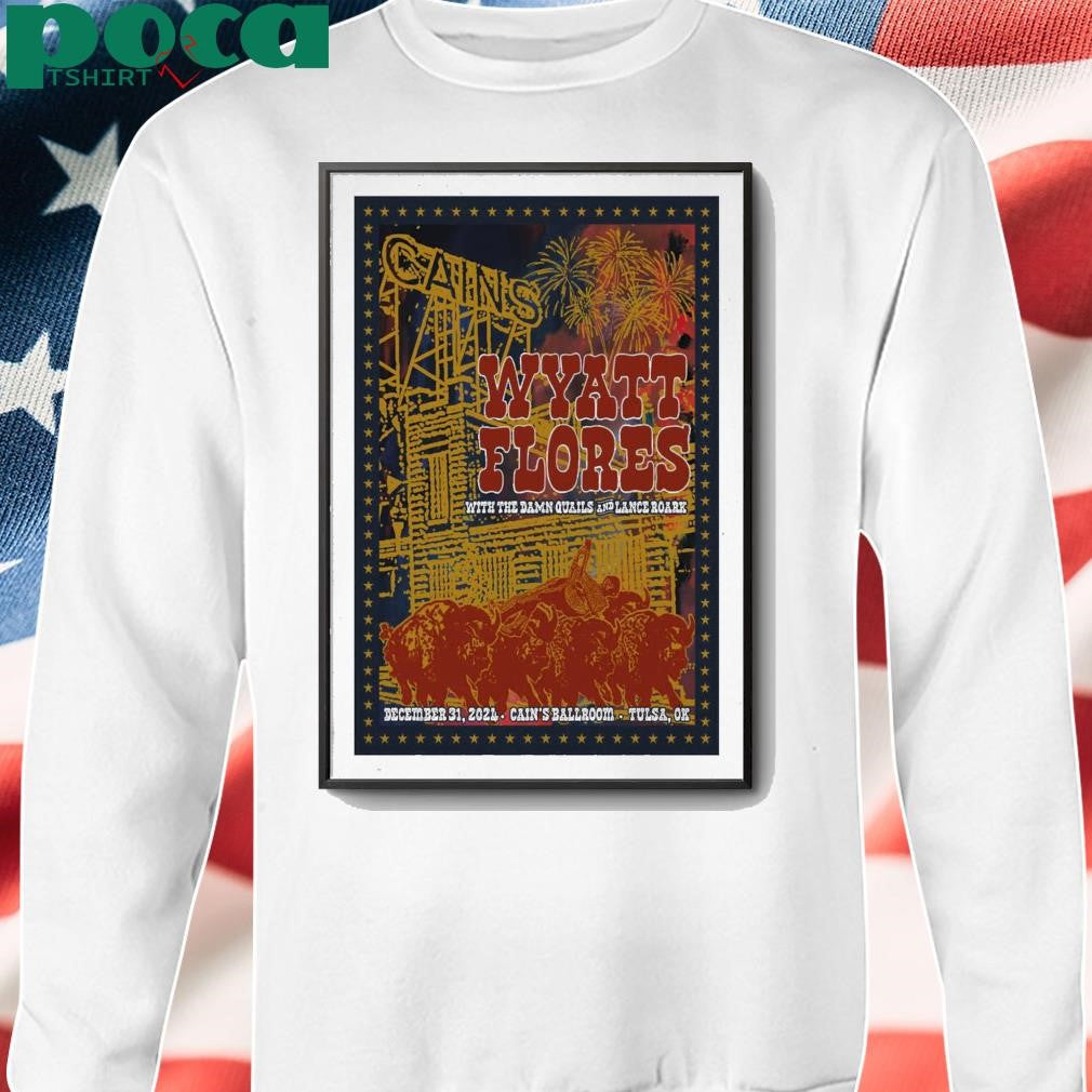 Wyatt Flores In Tulsa OK On December 31 2024 Tour Poster shirt