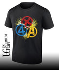 X-Men Four Avengers logo shirt