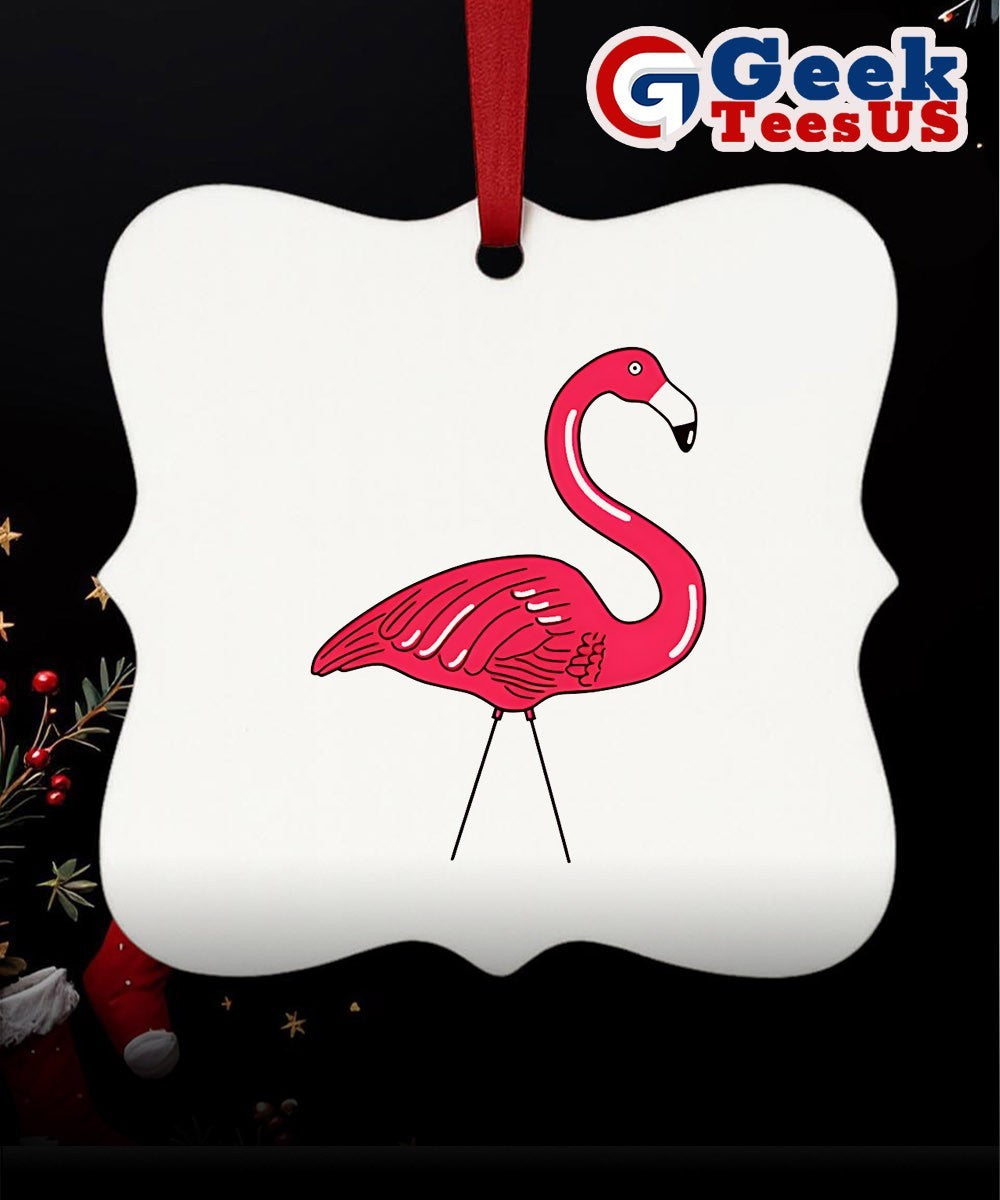 Xl Plastic Flamingo Ornament