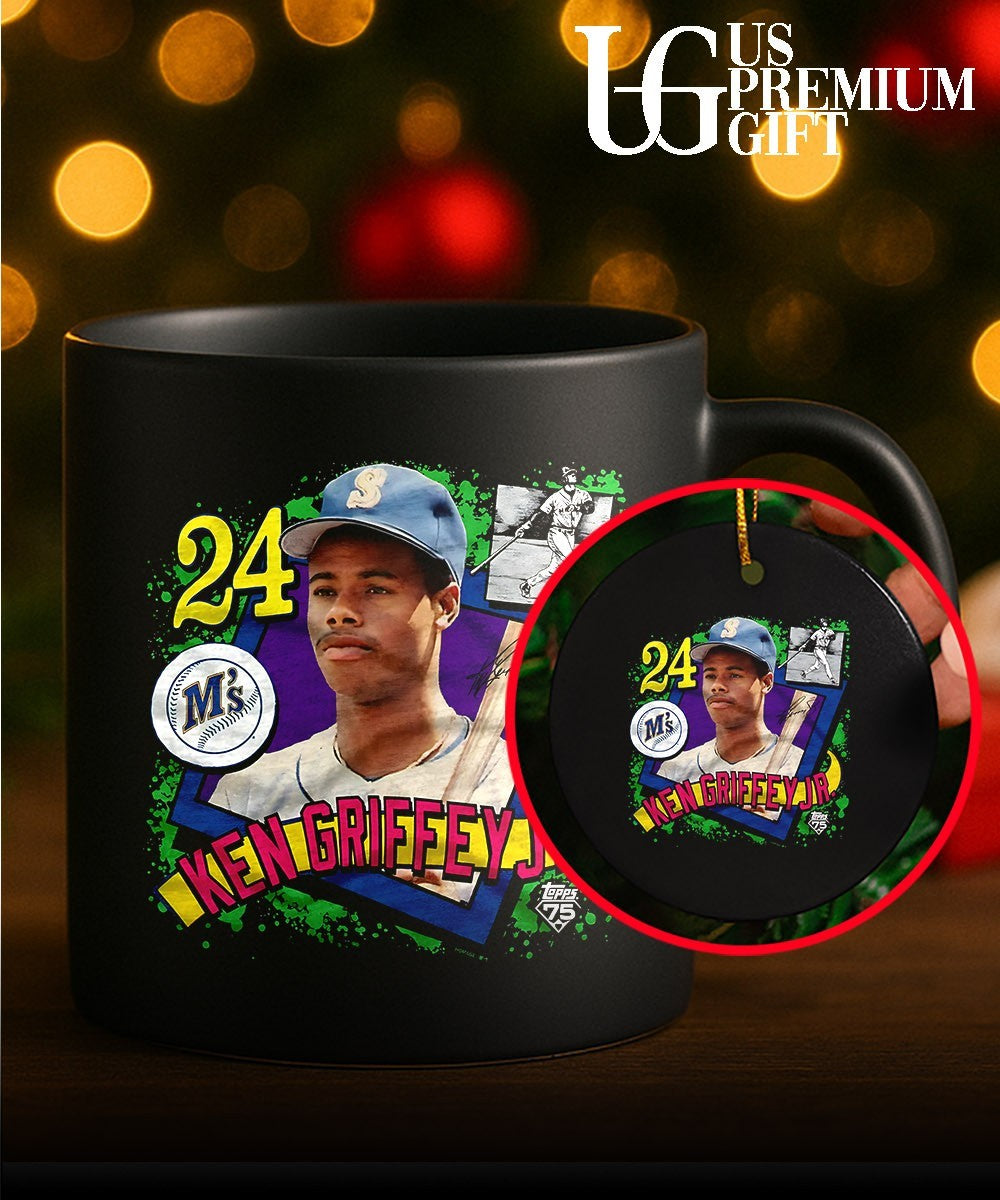 Ken Griffey Jr Seattle Mariners 24 Topps 75 MLB Baseball Player shirt