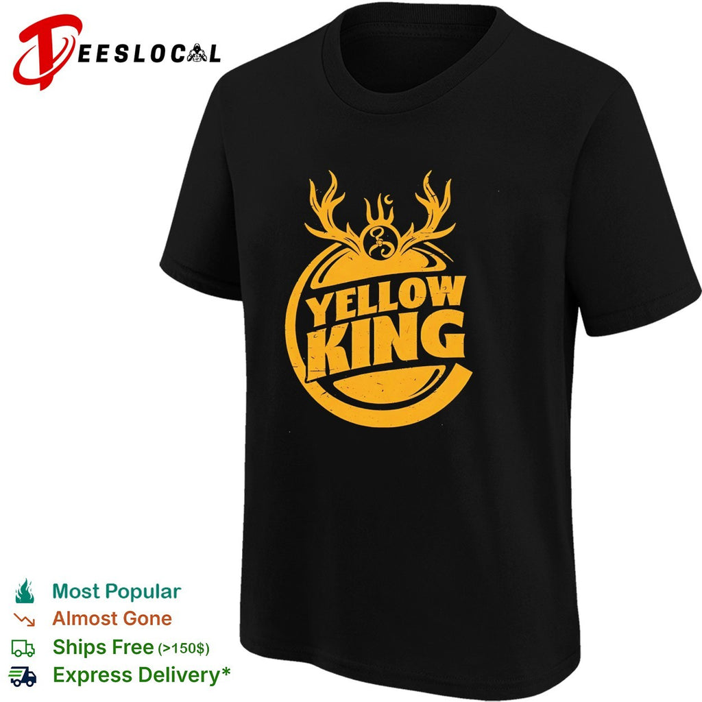 Yellow King retro logo shirt