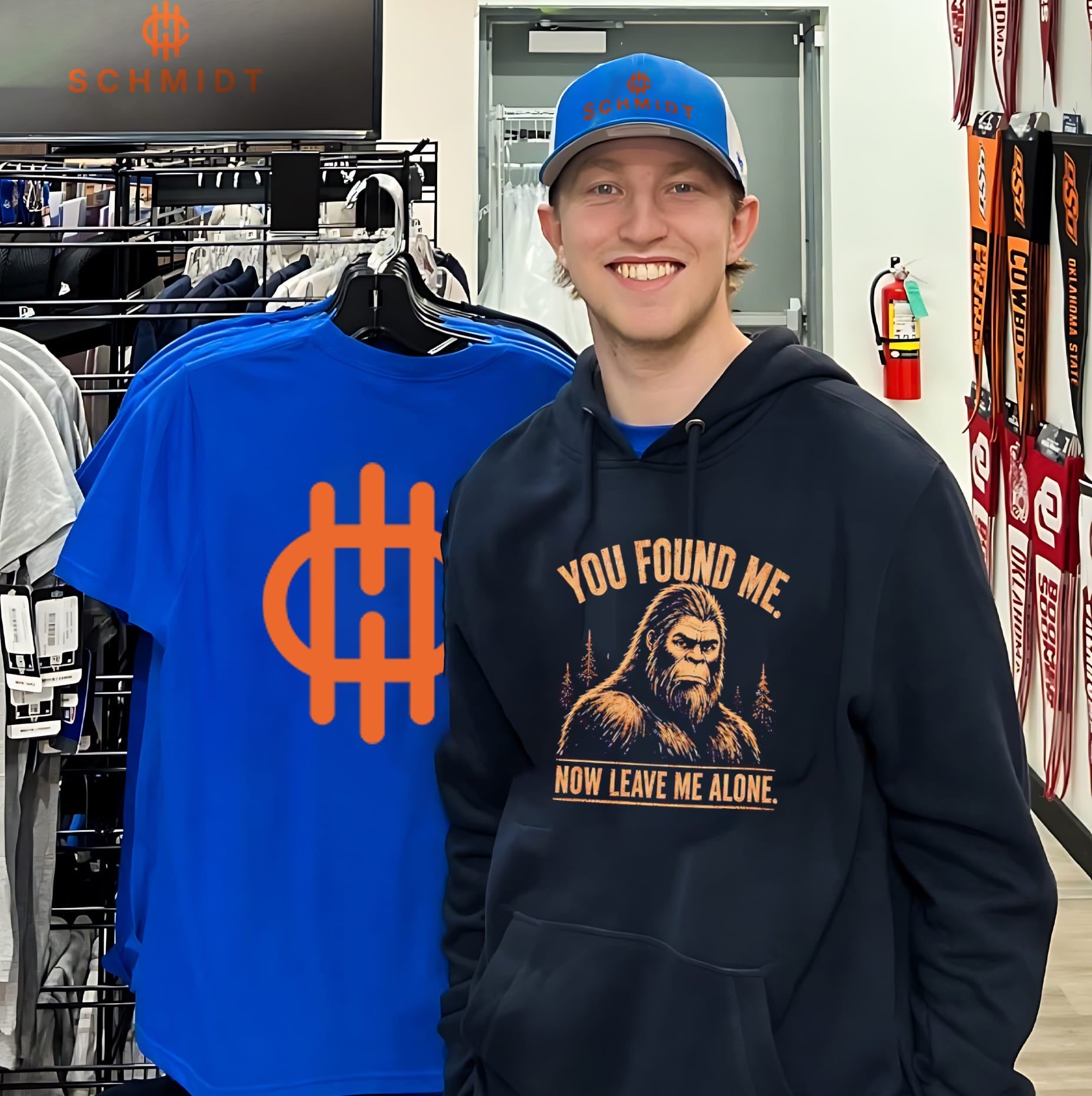 You Found Me Now Leave Me Alone Bigfoot shirt