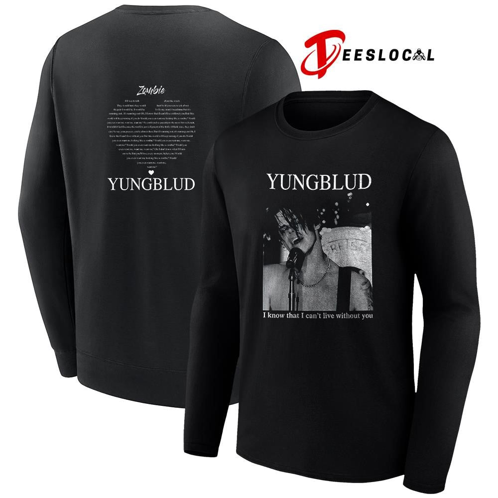 Yungblud I know that I can’t live without you Zombie graphic shirt