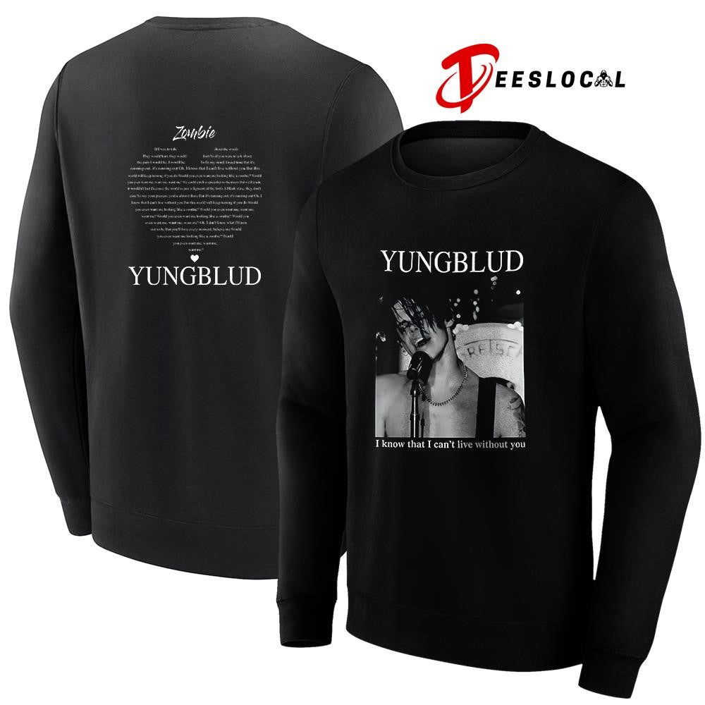 Yungblud I know that I can’t live without you Zombie graphic shirt