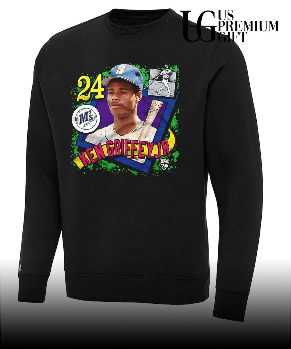 Ken Griffey Jr Seattle Mariners 24 Topps 75 MLB Baseball Player shirt