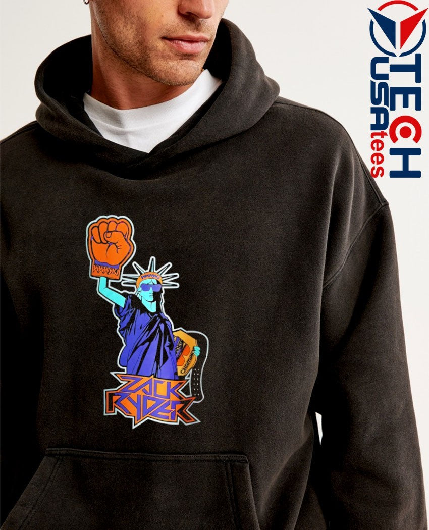 Zack Ryder Statue of Liberty fight hand shirt
