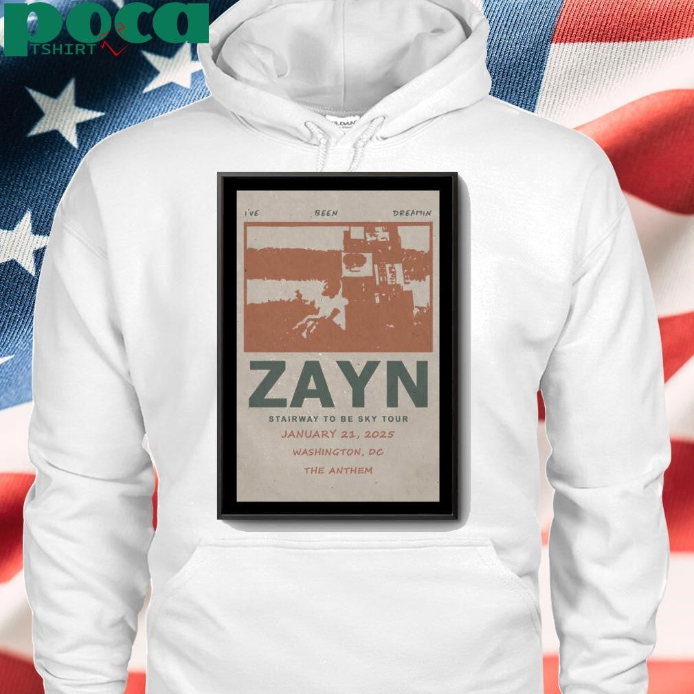 Zayn Washington DC The Anthem January 21 2025 Poster shirt