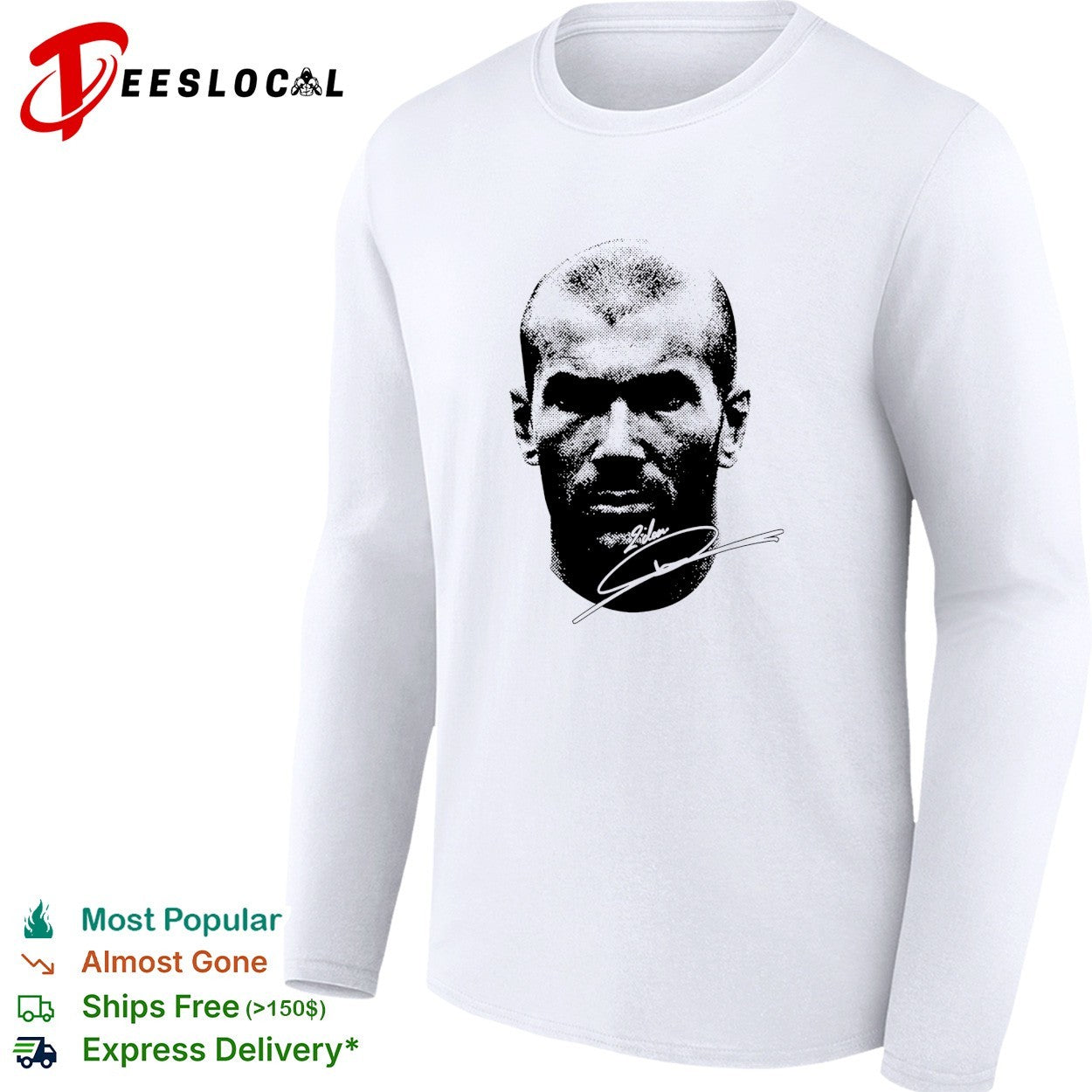 Zinedine Zidane signature shirt