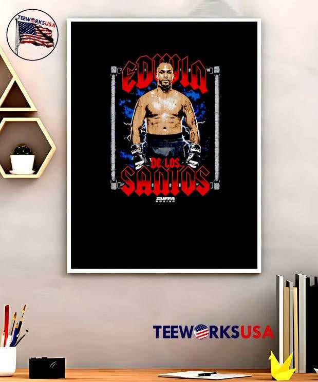 Zuffa Boxing Edwin de los Santos Fighter Tribute shirt