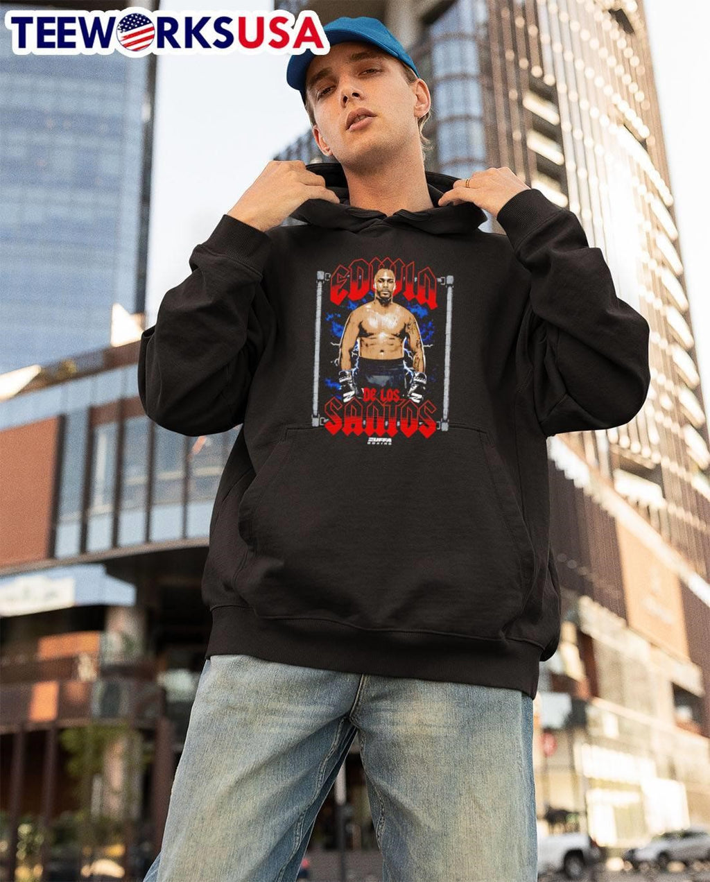 Zuffa Boxing Edwin de los Santos Fighter Tribute shirt