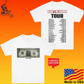 A$AP Rocky Don’t Be Dumb Tour Dollar Bill T-shirt
