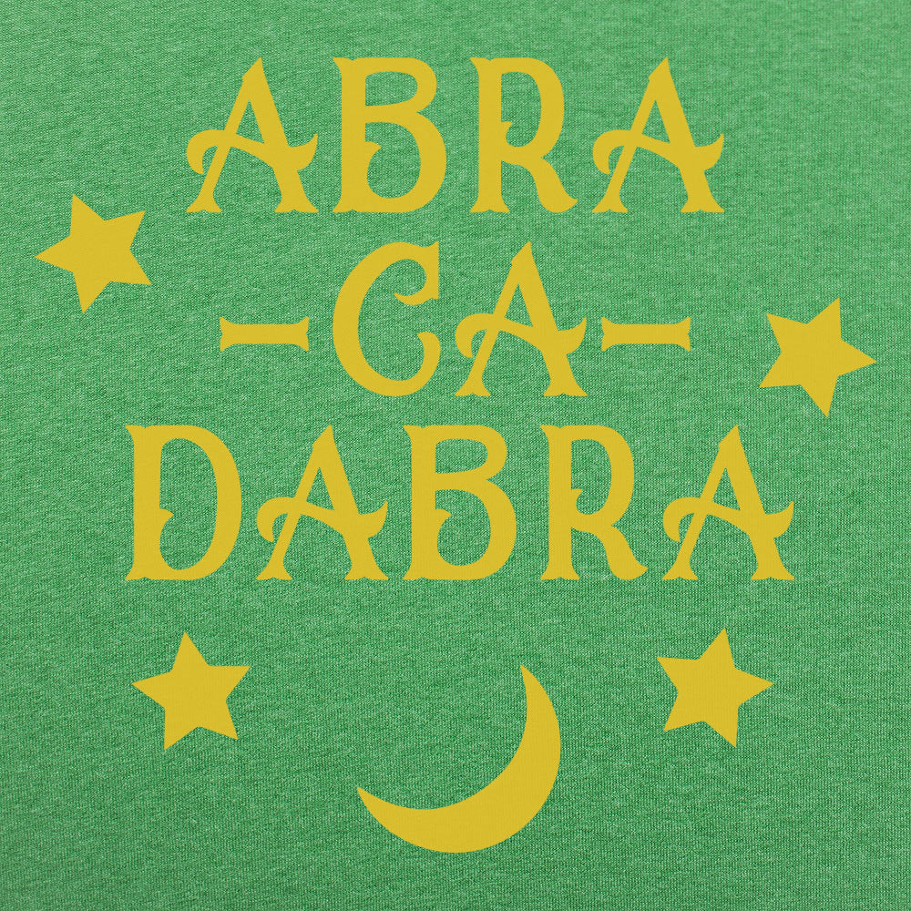 Abracadabra Magic Word with Stars and Moon