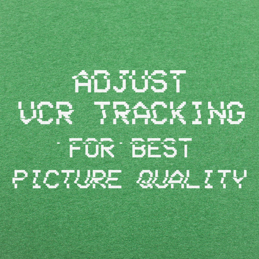 Adjust VCR Tracking for Best Picture Quality