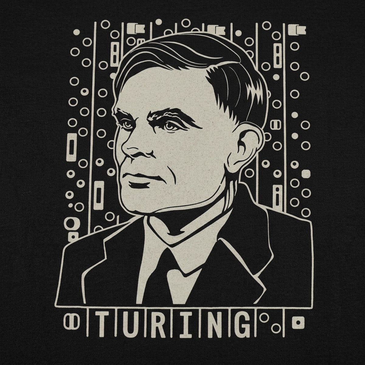 Alan Turing Tribute Portrait