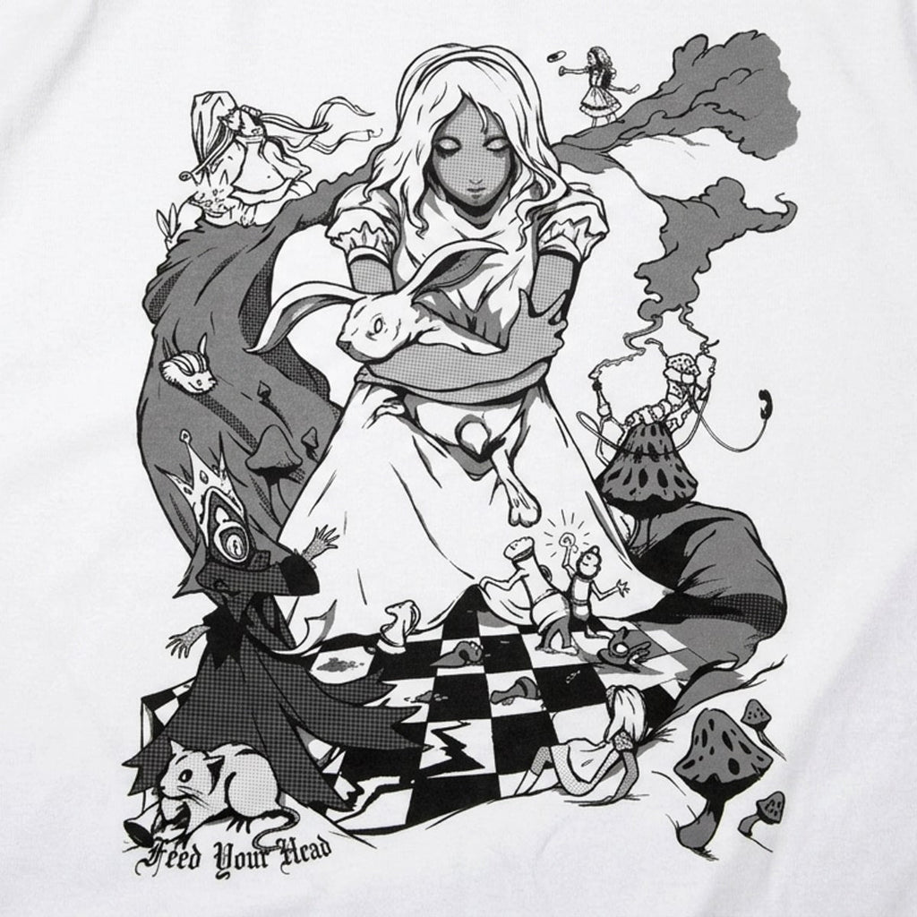 Alice In Wonderland with White Rabbit and Mad Hatter