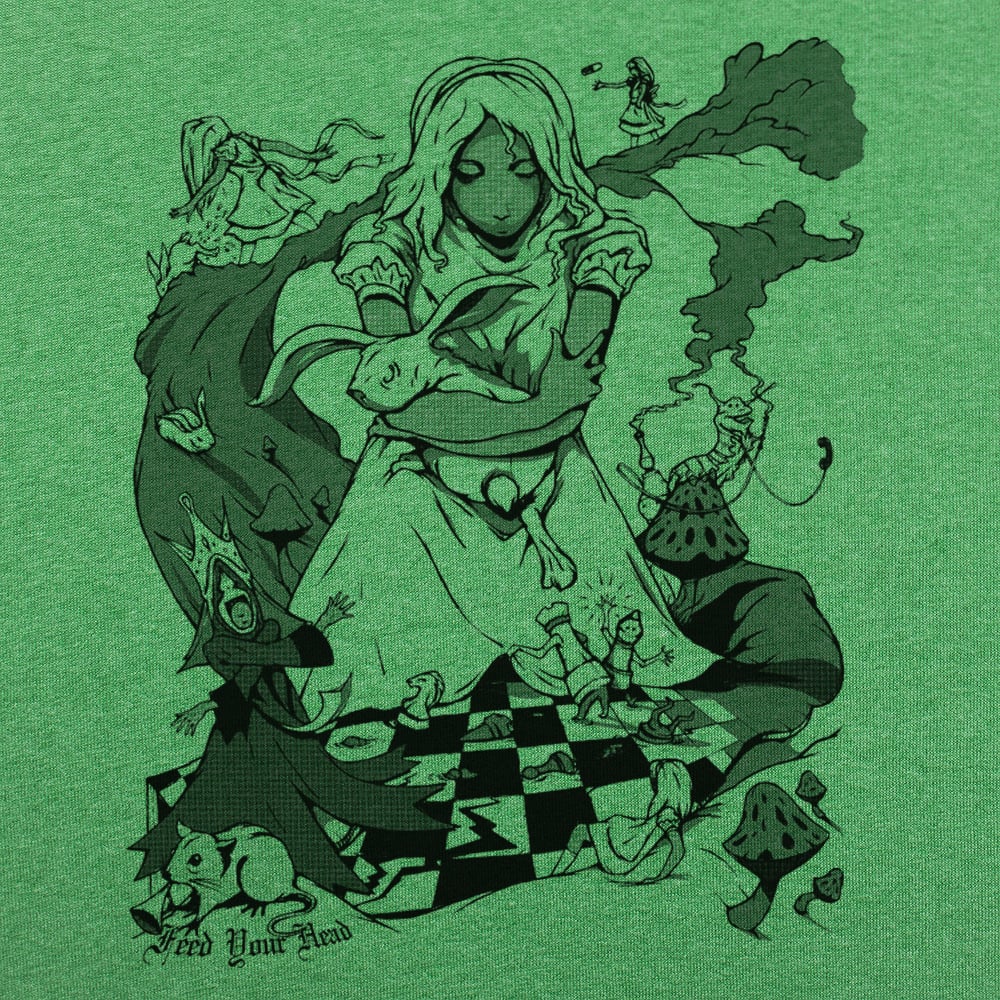 Alice In Wonderland with White Rabbit and Mad Hatter