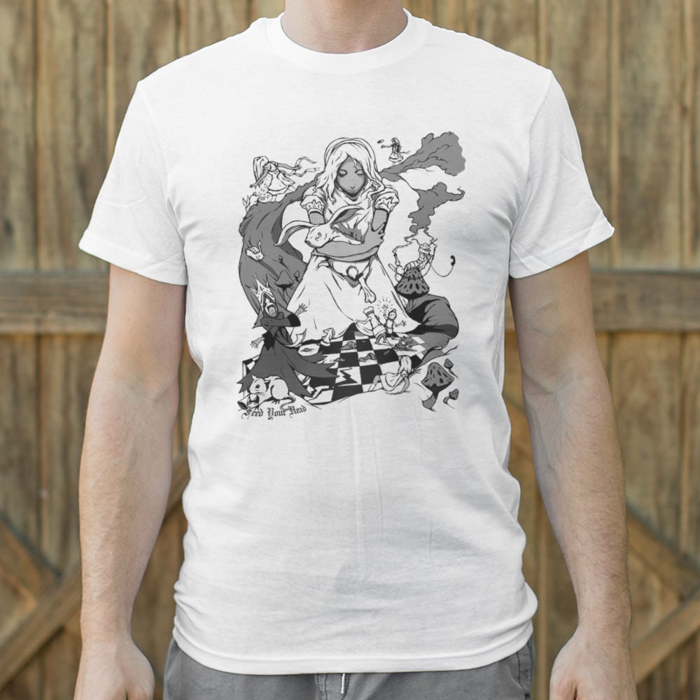 Alice In Wonderland with White Rabbit and Mad Hatter