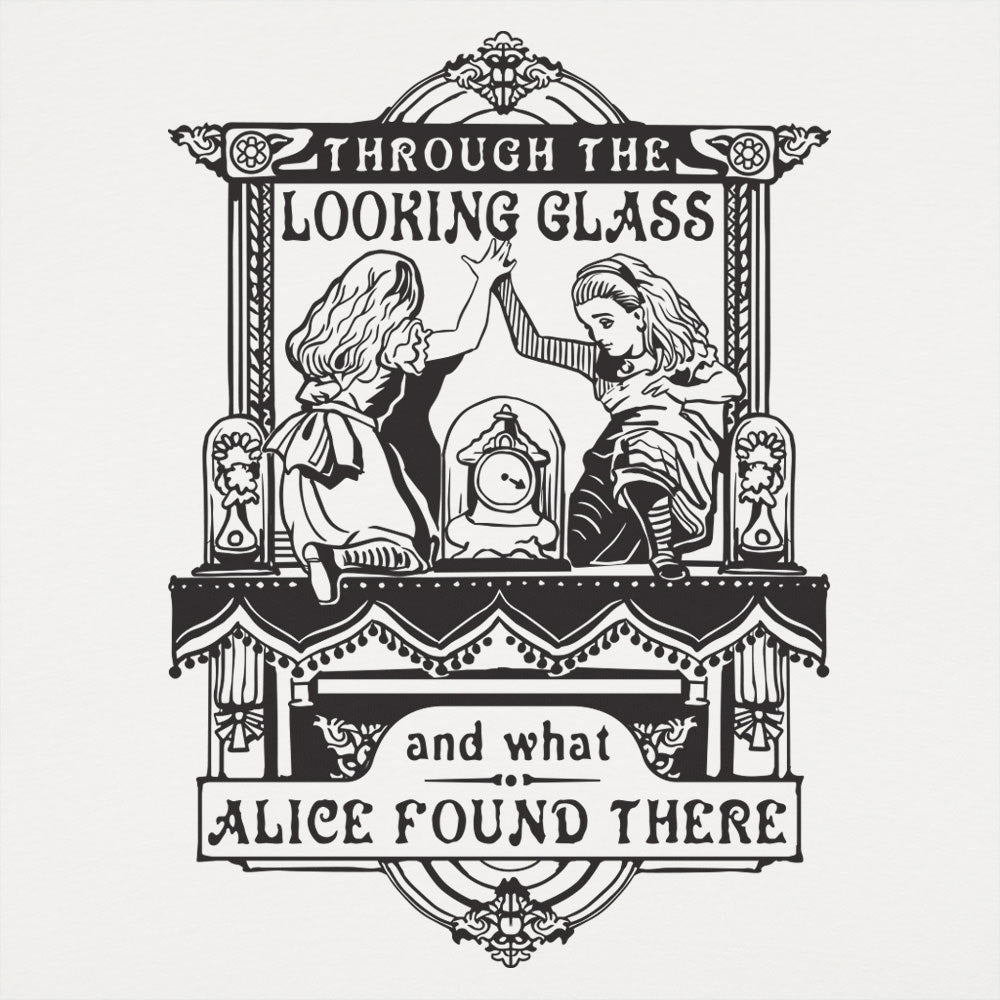 Through the Looking Glass Alice in Wonderland Illustration