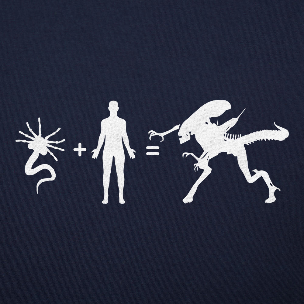 Alien Arithmetic Facehugger Plus Human Equals Alien
