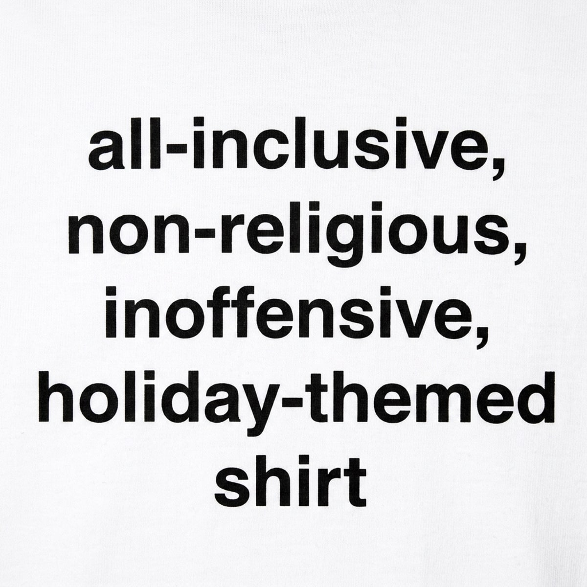 All-Inclusive Non-Religious Inoffensive Holiday Themed Design