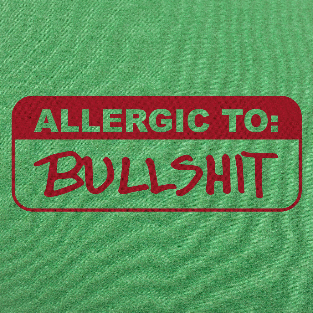 Allergic To Bullshit Warning Label