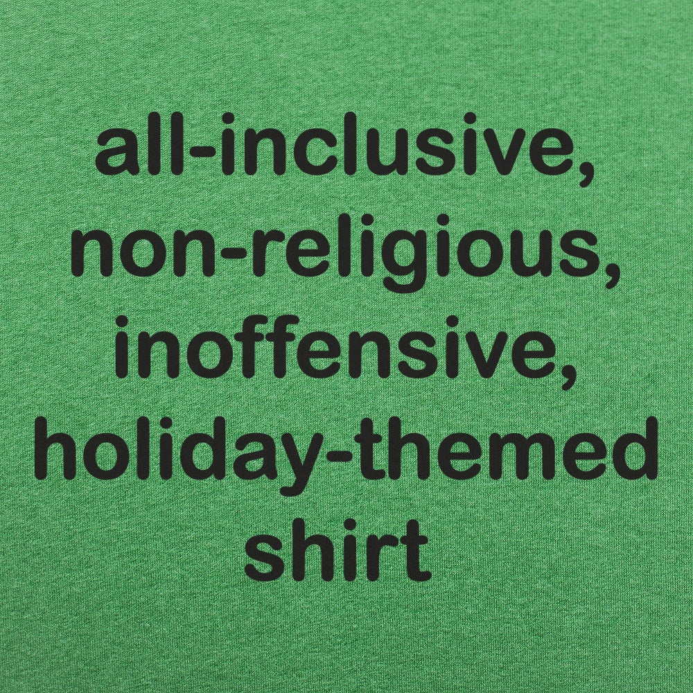 All-Inclusive Non-Religious Inoffensive Holiday Themed Design