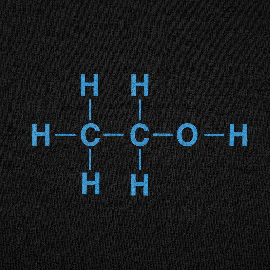 Amazing Alcohol Molecule Ethanol Chemical Structure Diagram