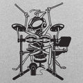Ant Drummer Playing Drum Set