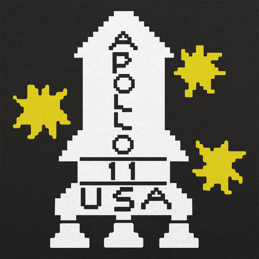 Apollo 11 Retro Pixel Art Rocket Ship