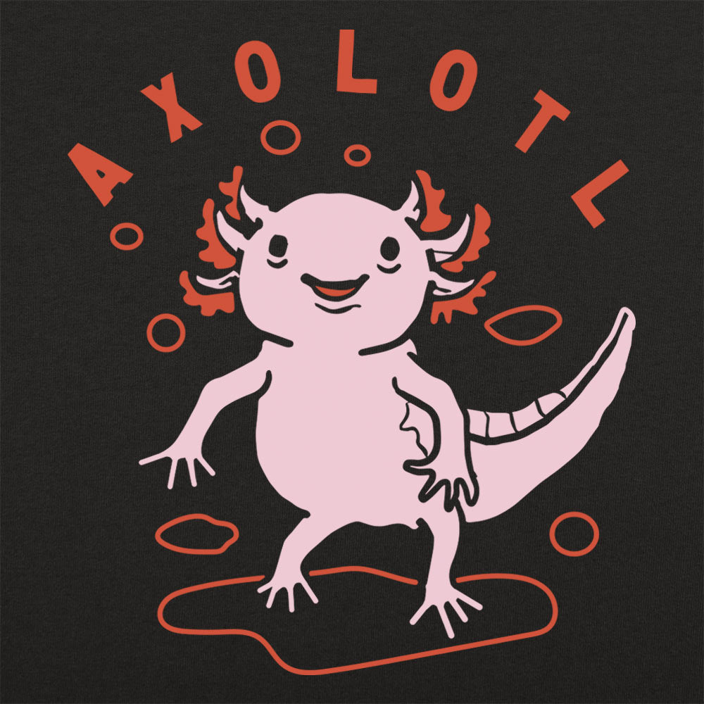 Axolotl Cute Smiling Pink Salamander