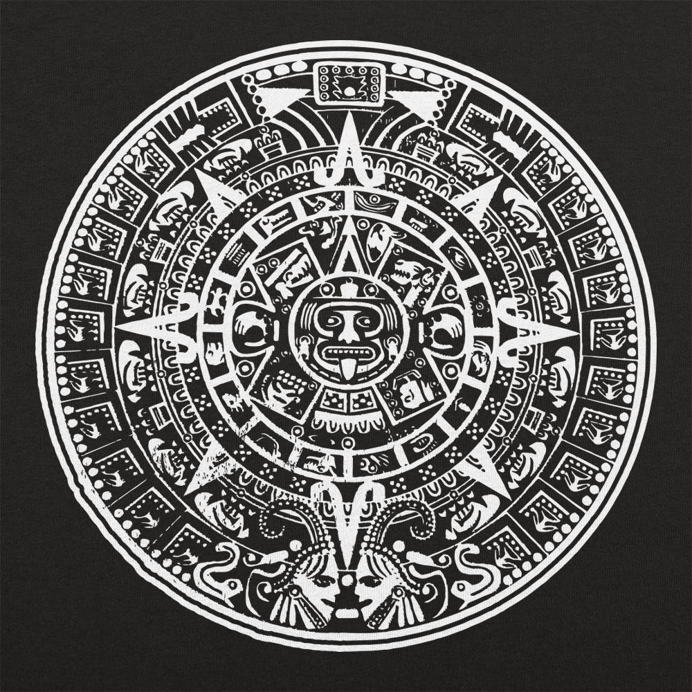 Aztec Calendar Sun Stone Design