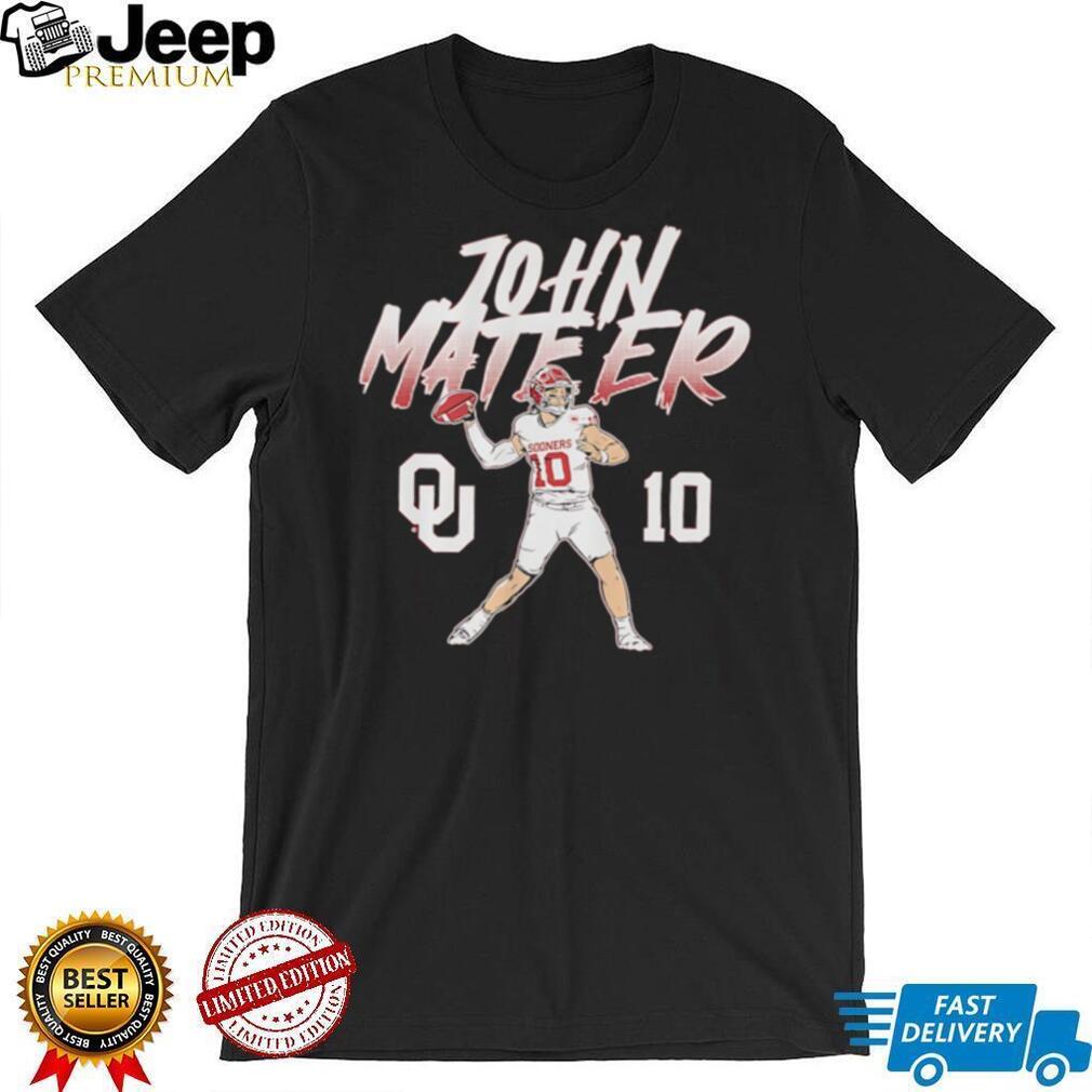 John Mateer Oklahoma Sooners NCAA Football Pose Star shirt