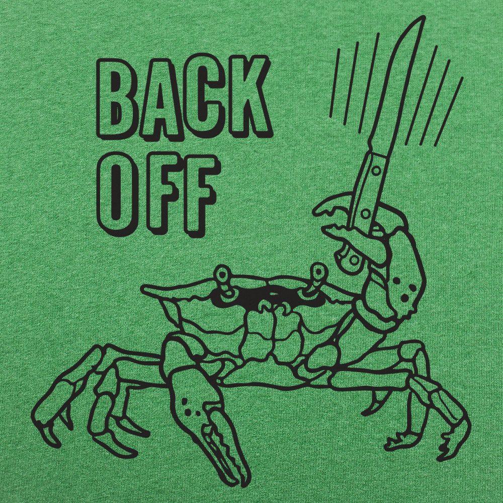 Back Off Crab Graphic