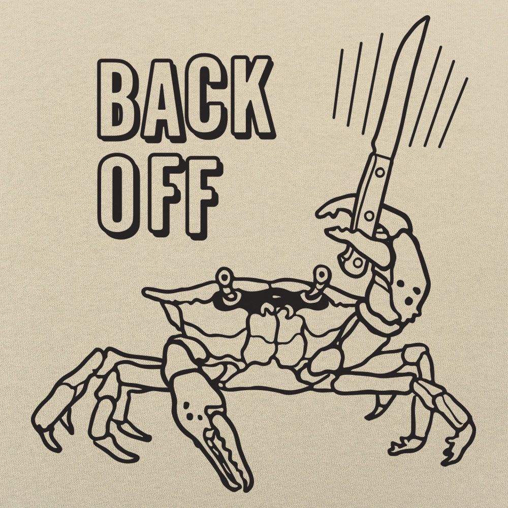 Back Off Crab Graphic