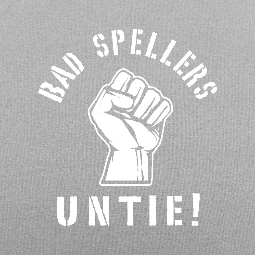 Bad Spellers Untie Raised Fist Protest Pun