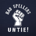 Bad Spellers Untie Raised Fist Protest Pun