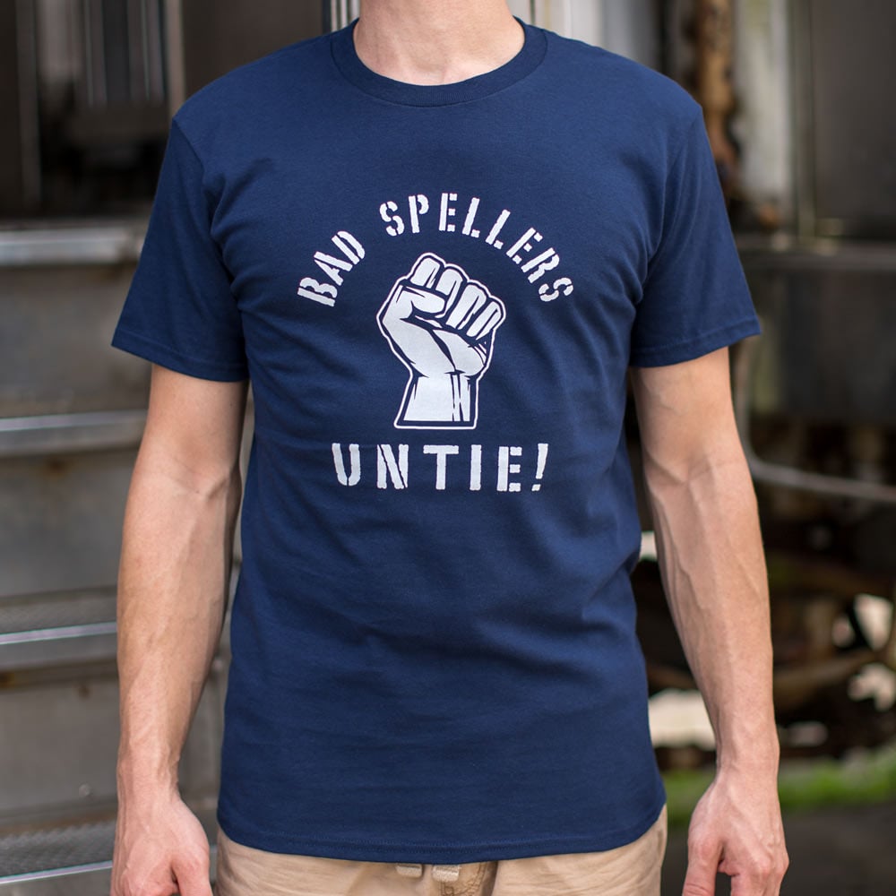 Bad Spellers Untie Raised Fist Protest Pun