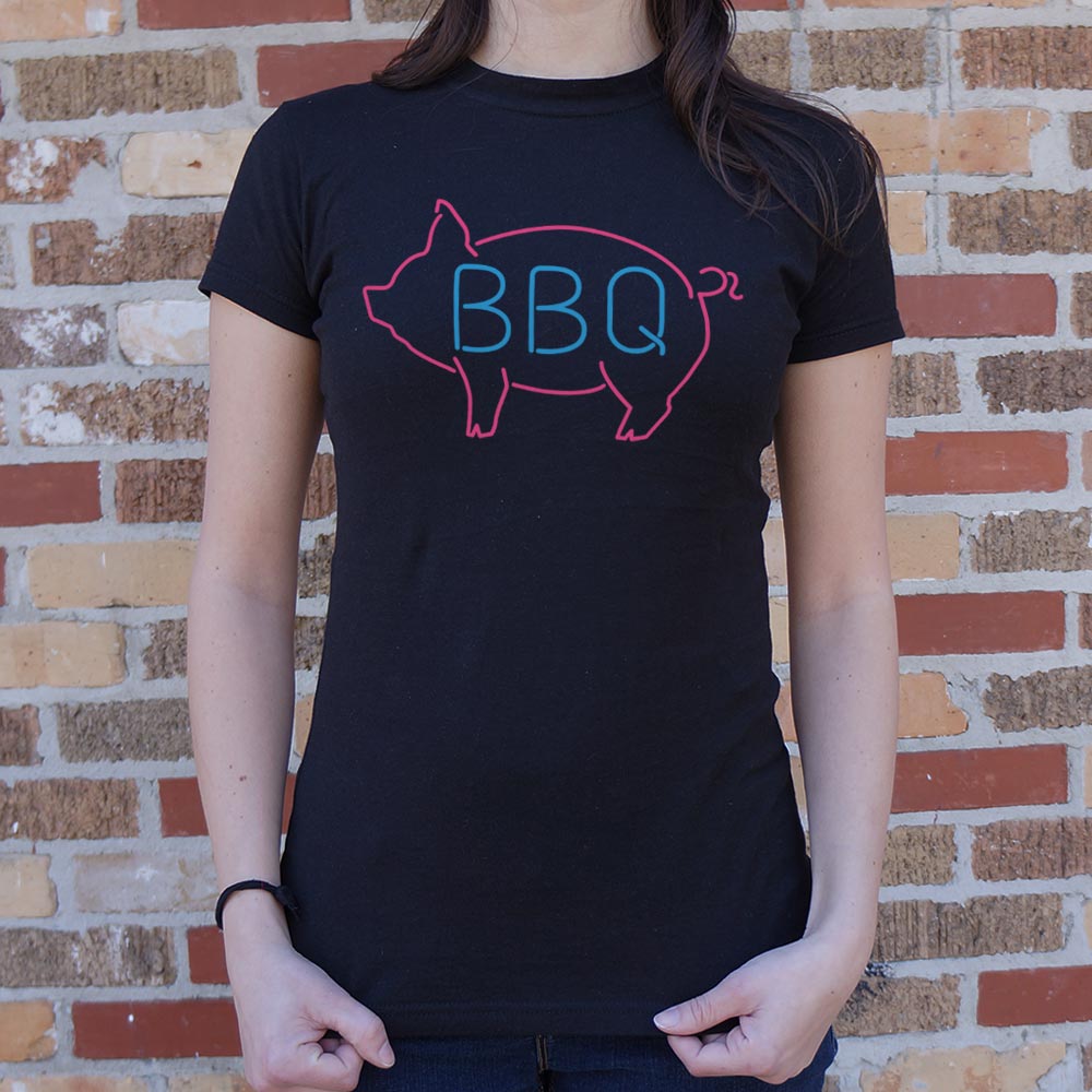 BBQ Pig Neon Sign Barbecue Pork Design