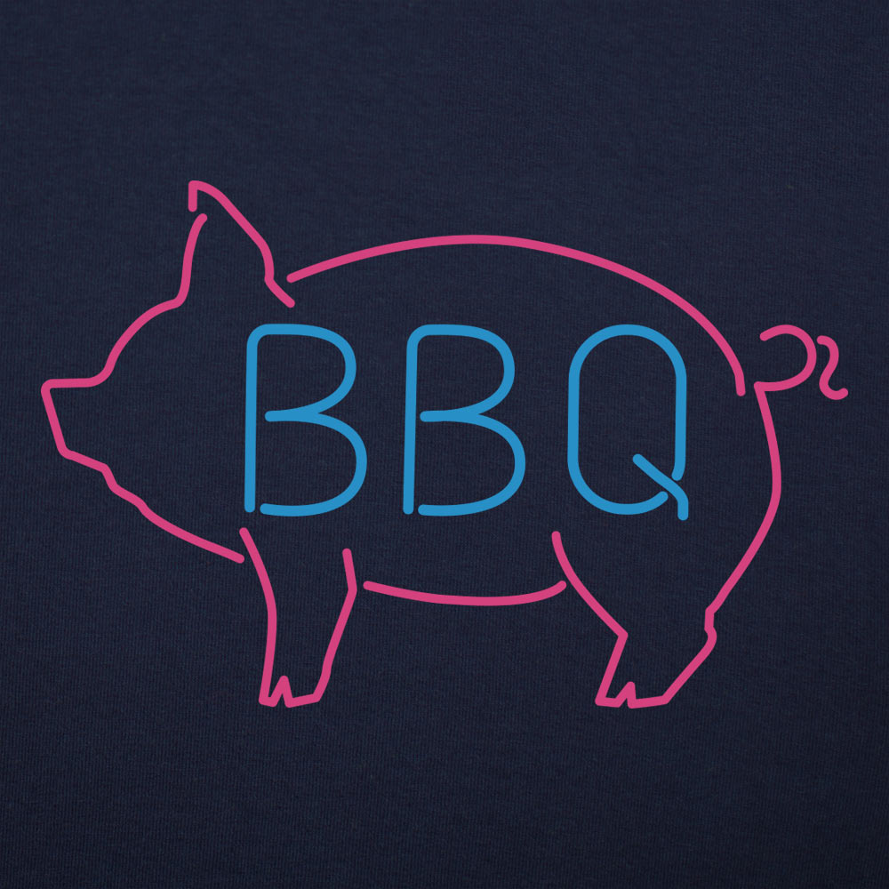 BBQ Pig Neon Sign Barbecue Pork Design