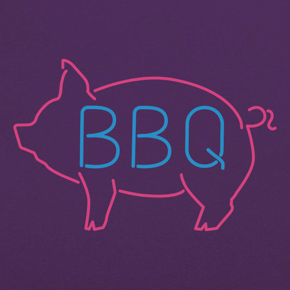 BBQ Pig Neon Sign Barbecue Pork Design