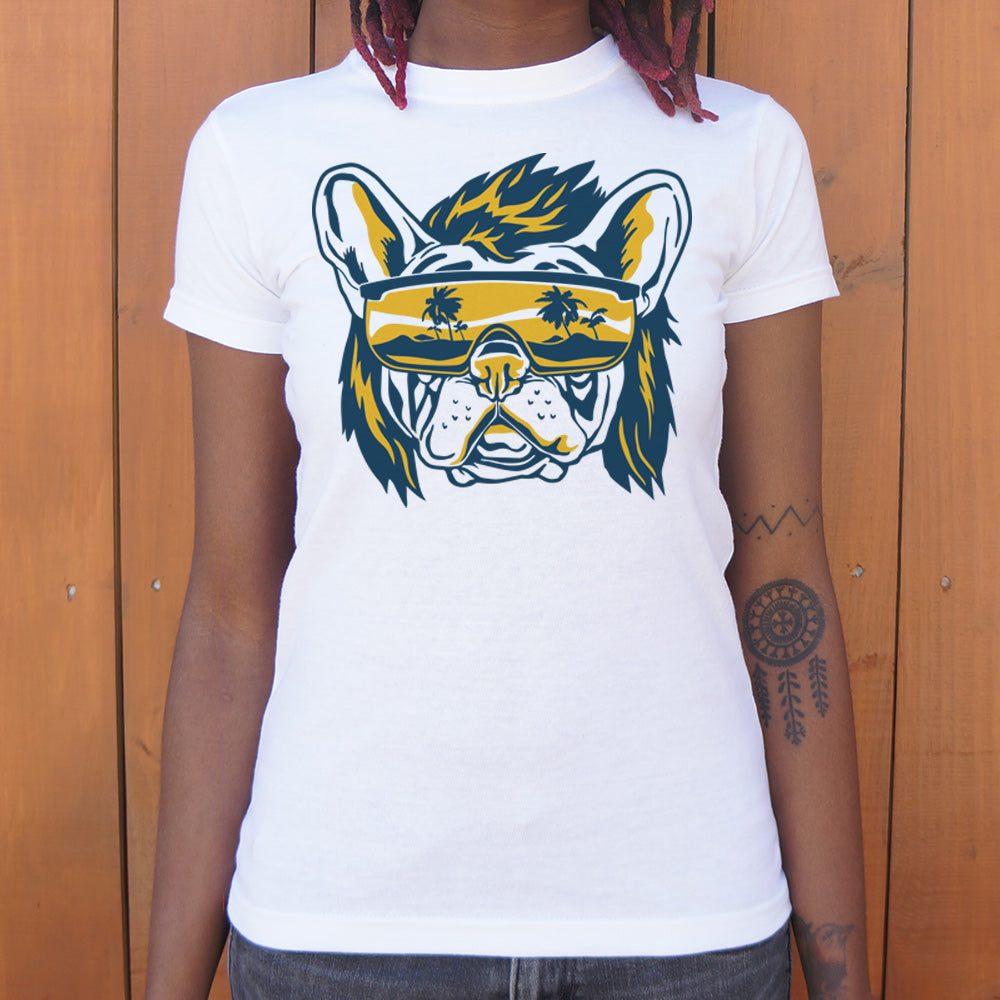 Beach Pooch Bulldog with Sunglasses Graphic